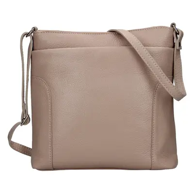 Női bőr crossbody kézitáska Italia Emma - rózsaszín