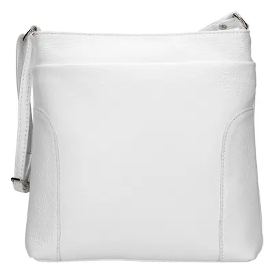 Női bőr crossbody kézitáska Italia Emma - fehér