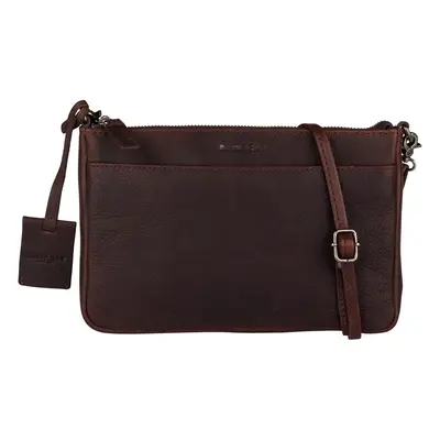 Női crossbody bőr kézitáska Burkely Linda - barna