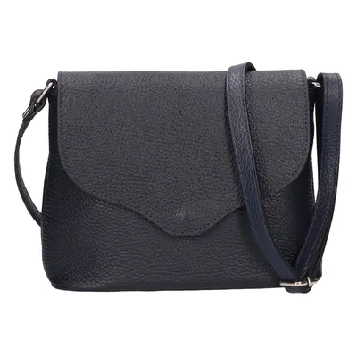 Női bőr crossbody kézitáska Italia Alice - sötétkék