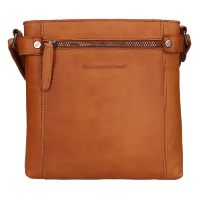 Női bőr crossbody kézitáska The Chesterfield Brand Lotta - konyak