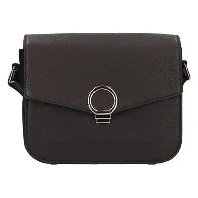 Női bőr crossbody táska Lagen Simoa - fekete