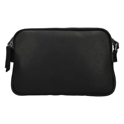 Katana Francia bőr crossbody táska - fekete