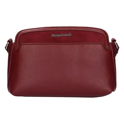 Női crossbody kézitáska Marina Galanti Delphine - burgundia