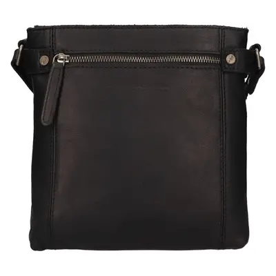 Női bőr crossbody kézitáska The Chesterfield Brand Lotta - fekete