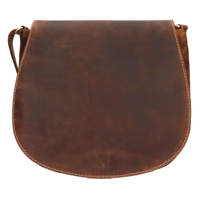 Női bőr crossbody kézitáska HGL Terra - világos barna