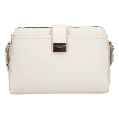 Női crossbody táska David Jones Minerva - krémes