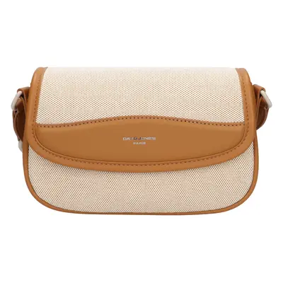 Női David Jones Erla crossbody táska - bézs-világosbarna