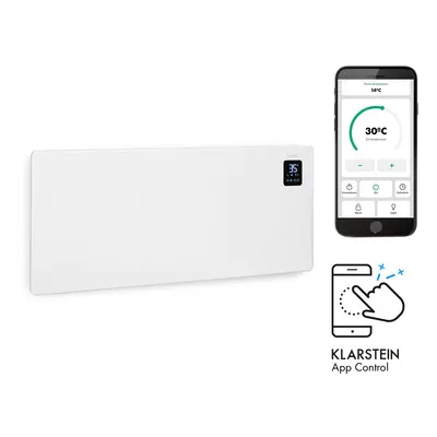 Klarstein Bansin Smart 2500, konvektor, 2500 W, vezérlés applikáción keresztül