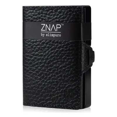 Slimpuro ZNAP, vékony pénztárca, 12 kártya, érmetartó, 8,9 x 1,8 x 6,3 cm (SZ x M x M), RFID véd