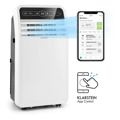 Klarstein Metrobreeze New York Smart 7k, mobil klíma, 7000 BTU / 2,1 kW, A energiaosztály, távir