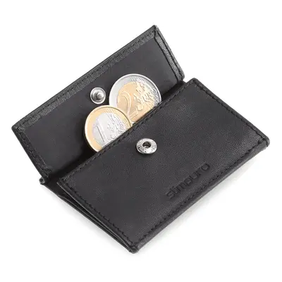 Slimpuro Coin Pocket RFID kártyavédelemmel a ZNAP Slim Wallets 8 és 12 termékekhez, gombbal