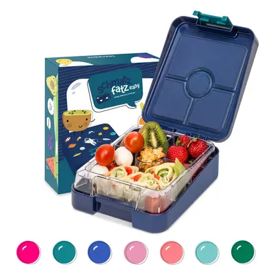 Schmatzfatz, easy snack box, Klarstein, 4 rekesz, 18 x 15 x 5 cm (Sz x M x M)