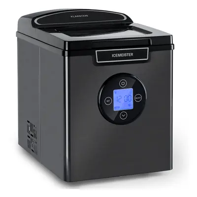 Klarstein Icemeister 2G, jégkocka készítő, 12 kg/24 h, LCD kijelző, rozsdamentes acél