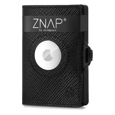 Slimpuro ZNAP Airtag Wallet, 12 kártya, érmés rekesz, 8,9 x 1,8 x 6,3 cm (Sz x Ma x Mé), RFID-vé