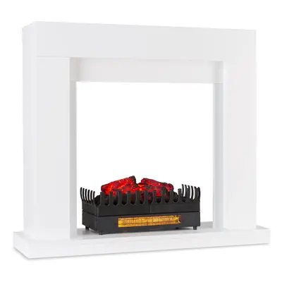 Klarstein Studio Frame, kandallószerkezet, Kamini FX, kandallóbetét, 2000 W, MDF, fehér