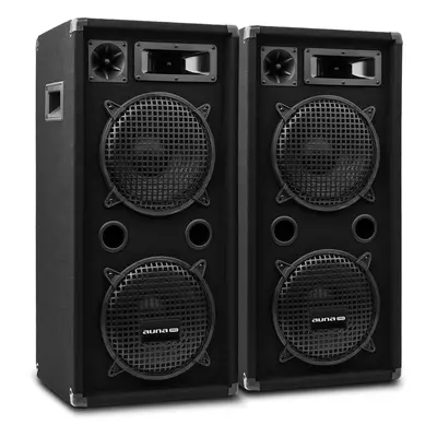 Auna Pro PW-10x22 MKII, passzív PA hangfalpár, 2 x 10" subwoofer, 450 W RMS