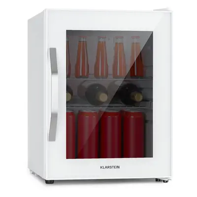 Klarstein Beersafe M Quartz, hűtőszekrény, 33 liter, 2 polc, panoráma üvegajtó