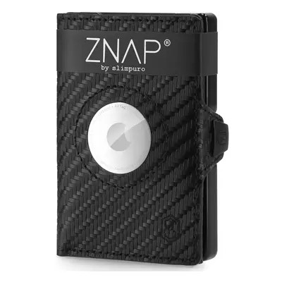 Slimpuro ZNAP Airtag Wallet, 12 kártya, érmés rekesz, 8,9 x 1,8 x 6,3 cm (Sz x M x M), RFID-véde