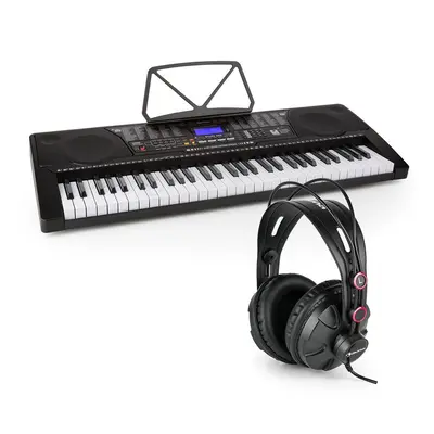 SCHUBERT Etude 255 USB keyboard fülhallgatóval, 61 billentyű, USB, LCD kijelző