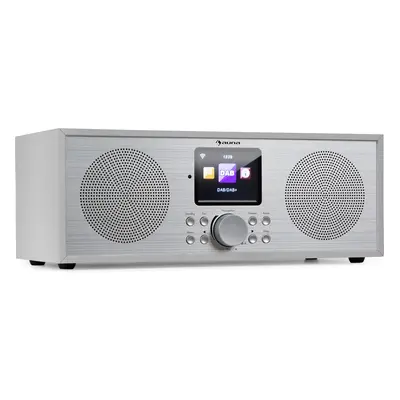 Auna Silver Star Stereo, internet DAB+/FM rádió, WiFi, BT, DAB+/FM, fehér