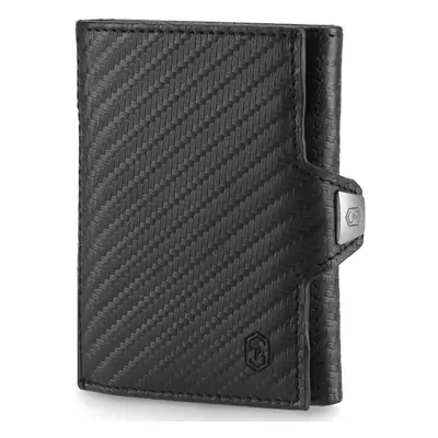 Slimpuro TRYO Slim Wallet 5 kártya zsebbel az érmék számára, 9,2 x 2,2 x 7,5 cm (SZ x M x H), RF