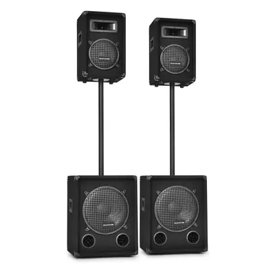 Malone Auna 2.2 DJ Sound System Hangfalak, Mélynyomó szett 2200W