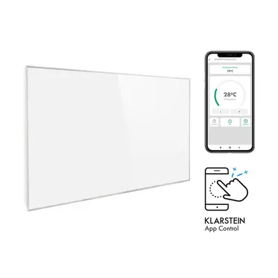 Klarstein Wonderwall 960 Smart, infravörös hősugárzó, 80 x 120 cm, 960 W, heti időzítő, IP24, fe