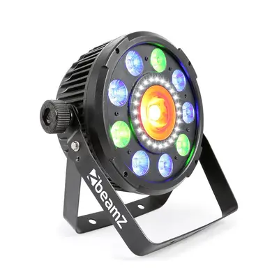 Beamz BX96 PAR 9X9W 6 AZ 1-BEN, RGBW-UV LED, 24XSMD-LED, COB TECHNOLÓGIA, TÁVIRÁNYÍTÓ