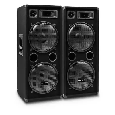 Auna Pro PW-2222 MKII, passzív PA hangfalpár, 12", 500 W RMS/1000 W max.