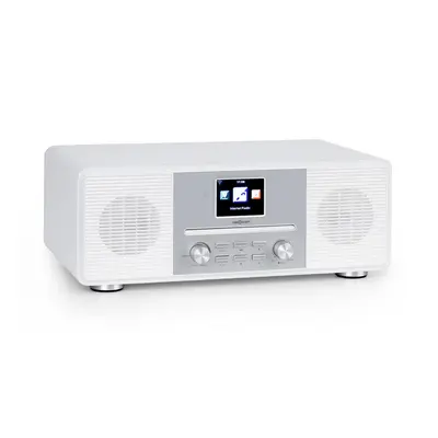 OneConcept Streamo CD, internet rádió, 2 x 10 W, WLAN, DAB+, FM, CD-lejátszó, BT, fehér