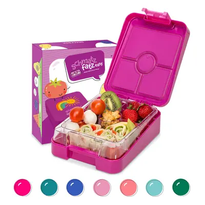 Klarstein, schmatzfatz easy, snack box, 4 rekesz, 18 x 15 x 5 cm (Sz x M x M)