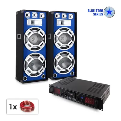 Electronic-Star Blue Star Series "Beatsound Bluetooth MP3" PA szett, 1500W