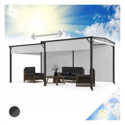 Blumfeldt Pantheon Solid Sky Expand, pavilon, oldalfalak, 3 × 3 - 5,6 m, alumínium