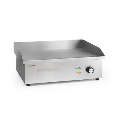 Klarstein Grillmeile 3000G, elektromos grill, 3000 W, grill lap, 54,5 x 35 cm, sima