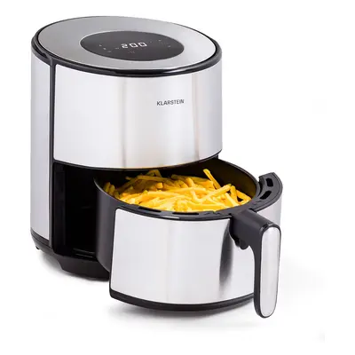 Klarstein Crisp-Pro, forrólevegős fritőz, 1500 W, 4.3 l, rozsdamentes acél