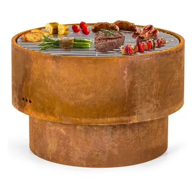 Blumfeldt Pompeji Rust, tűzrakóhely és grill, Ø 60cm, acél