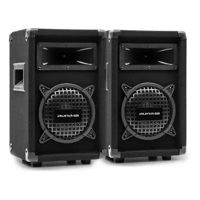 Auna Pro PW-0822 MKII, passzív 2-sávos PA hangfalpár, 8" subwoofer, 150 W RMS