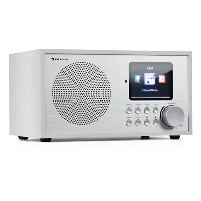 Auna Silver Star Mini, internet DAB+/FM rádió, WiFi, BT, DAB+/FM, fehér