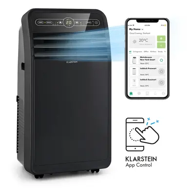 Klarstein Metrobreeze New York Smart 7k, mobil klíma, 7000 BTU / 2,1 kW, A energiaosztály, távir