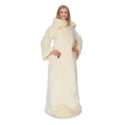 Klarstein Slanket, thermo takaró ujjakkal, 120 W, 155 x 180 cm, coral fleece