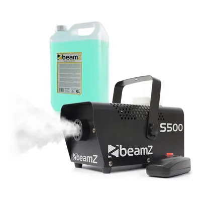 Beamz S500, füstgép, füstgép folyadékkal, 500W, 50 m³/perc