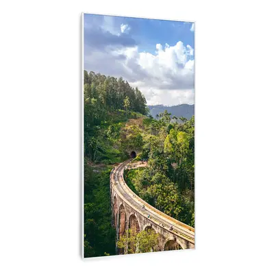 Klarstein Wonderwall Air Art Smart, infravörös hősugárzó, 60 x 120 cm, 700 W, vonat