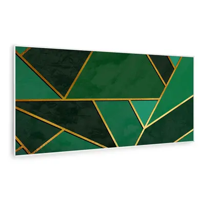 Klarstein Wonderwall Air Art Smart, infravörös hősugárzó, 120 x 60 cm, 700 W, zöld csík