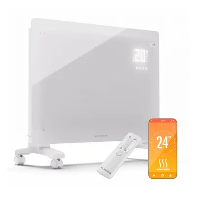 Klarstein Bornholm Smart 1500, konvektoros fűtőtest, 1500W, WiFi, LED, IP24