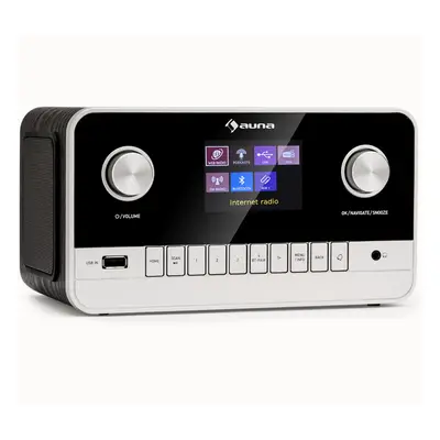 Auna Connect 100 MKII, Internetes rádió, Media Player, Bluetooth, DAB/DAB+, alkalmazásvezérlés