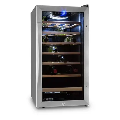 Klarstein Vivo Vino 26, 88 liter, borhűtő, 26 palack, fekete, LED