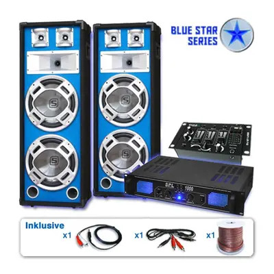 Electronic-Star BLUE STAR SERIES BASSKERN USB HANGOSÍTÓ KÉSZLET, 2800 W