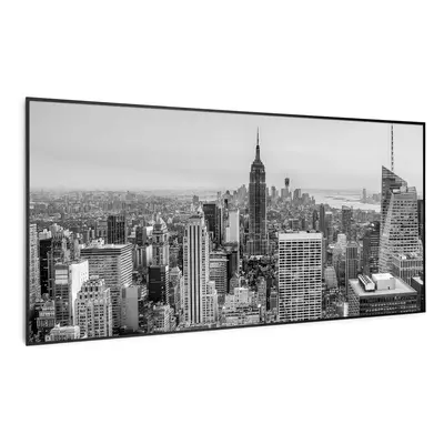 Klarstein Wonderwall Air Art Smart, infravörös hősugárzó, 120 x 60 cm, 700 W, New York City