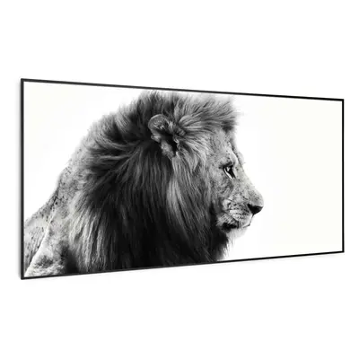 Klarstein Wonderwall Air Art Smart, infravörös hősugárzó, 60 x 120 cm, 700 W, oroszlán